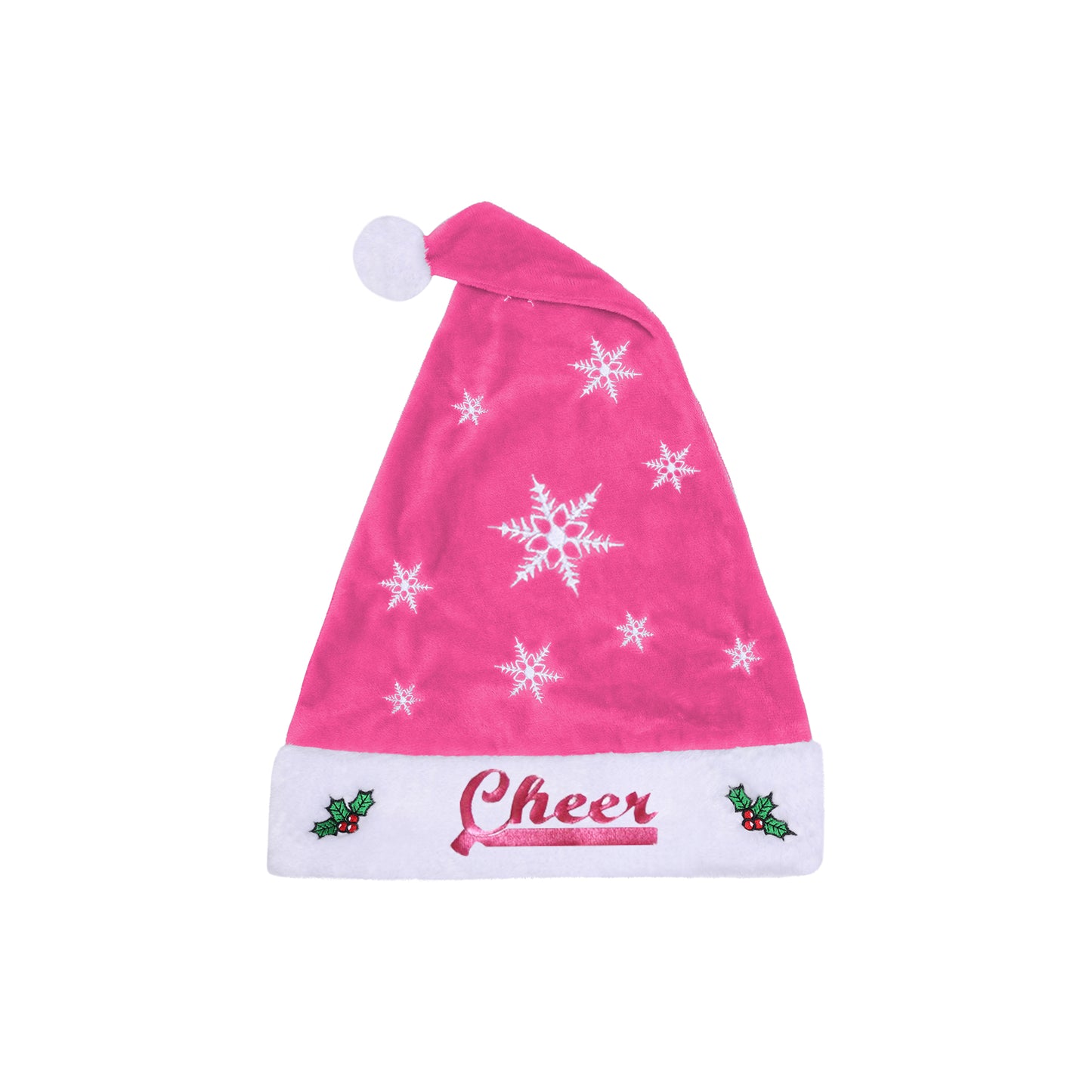Load image into Gallery viewer, Varsity Cheer Embroidered Santa Hat
