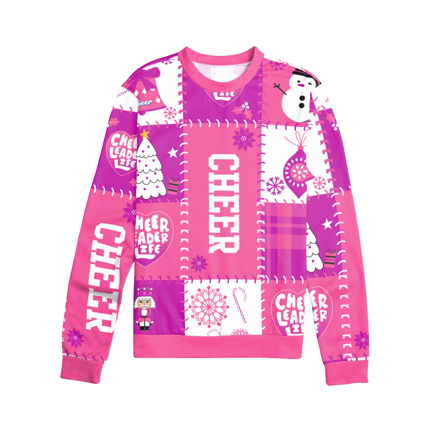 Cheer Holiday Patch Ugly Sweater