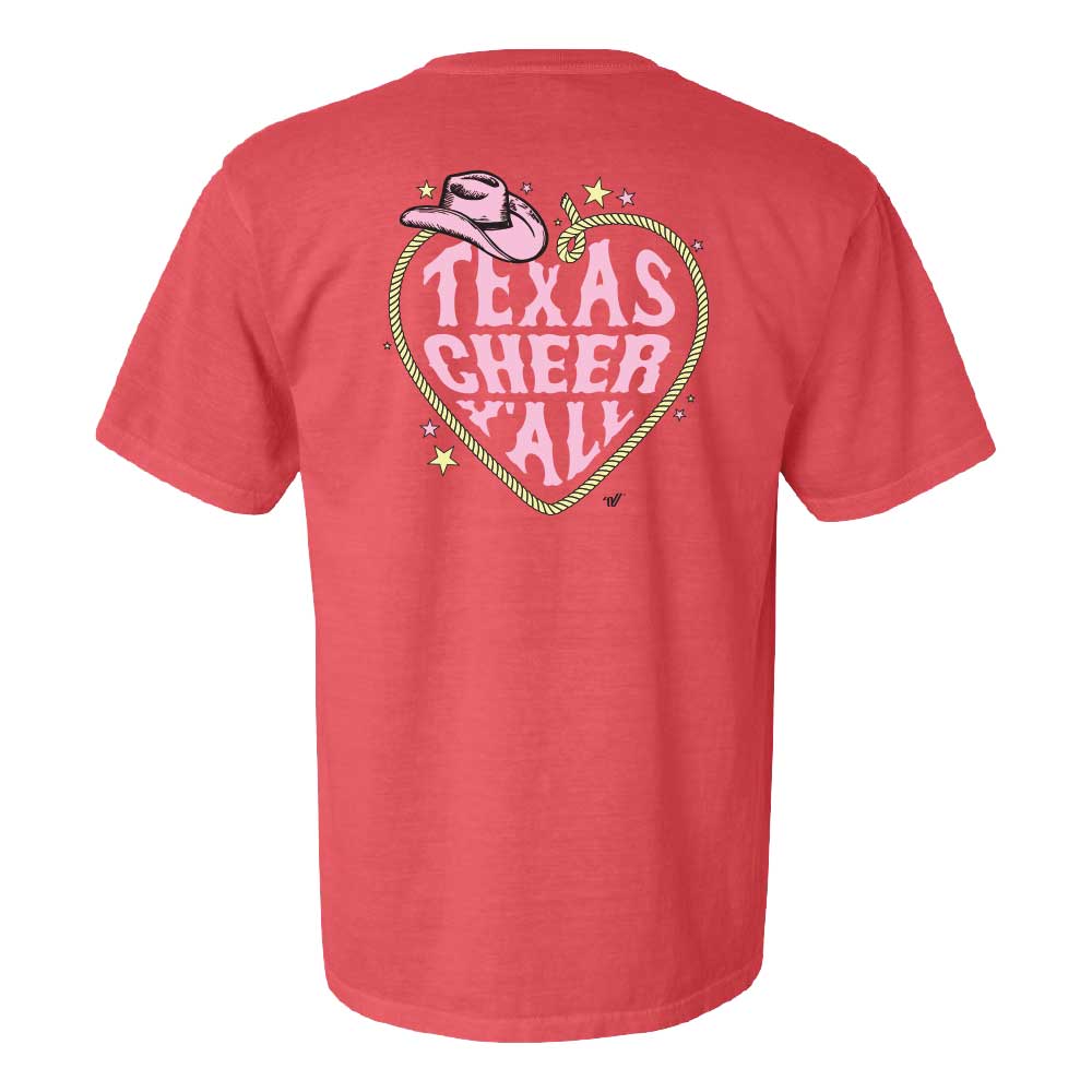 I Heart Texas Cheer Tshirt