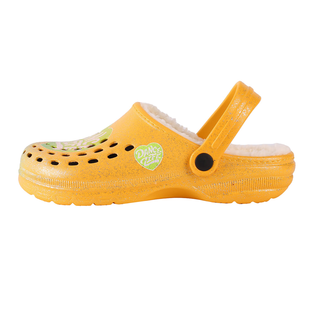 Dance Life Glitter Sherpa Clog