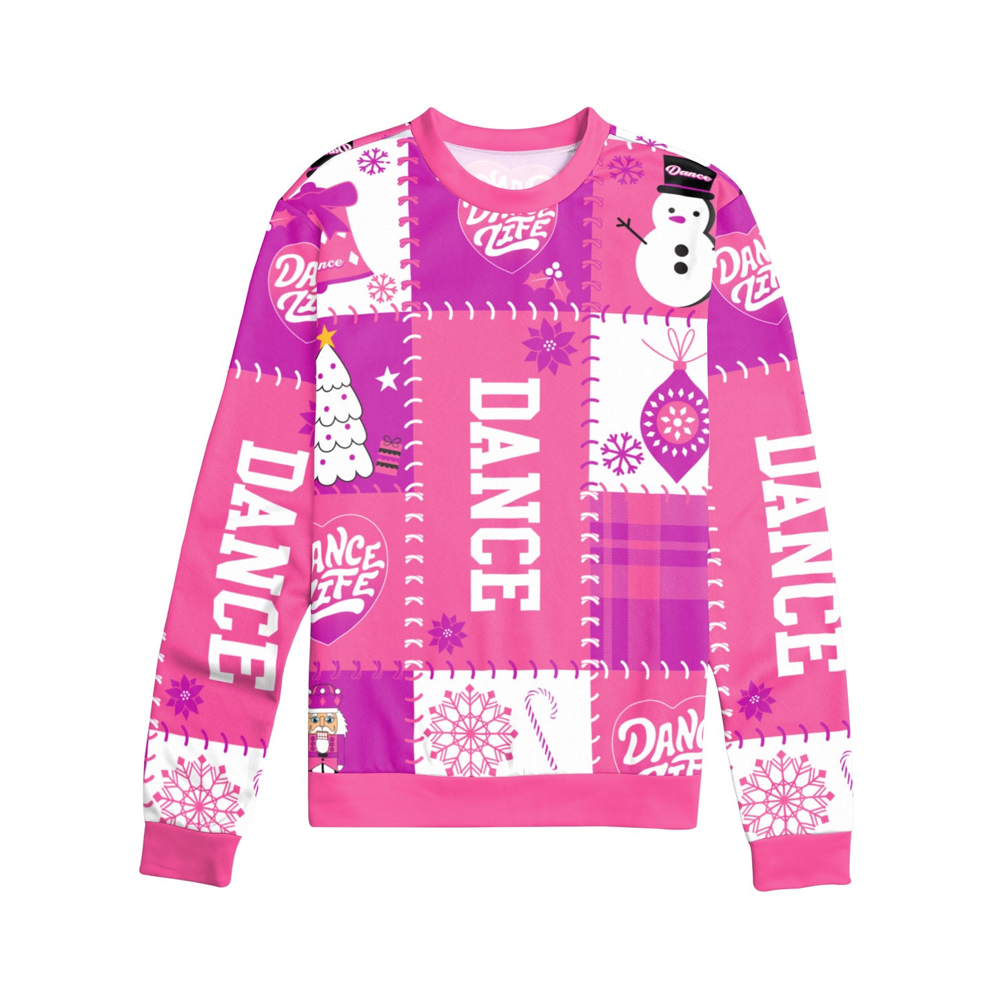 Load image into Gallery viewer, Dance Holiday Patch Ugly Sweater
