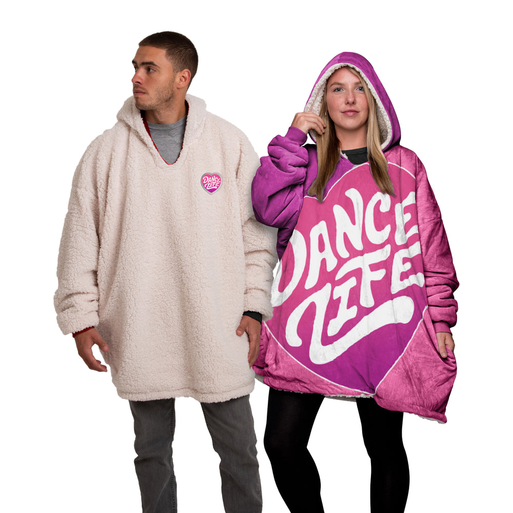 Dance Life Reversible Blanket Hoodie