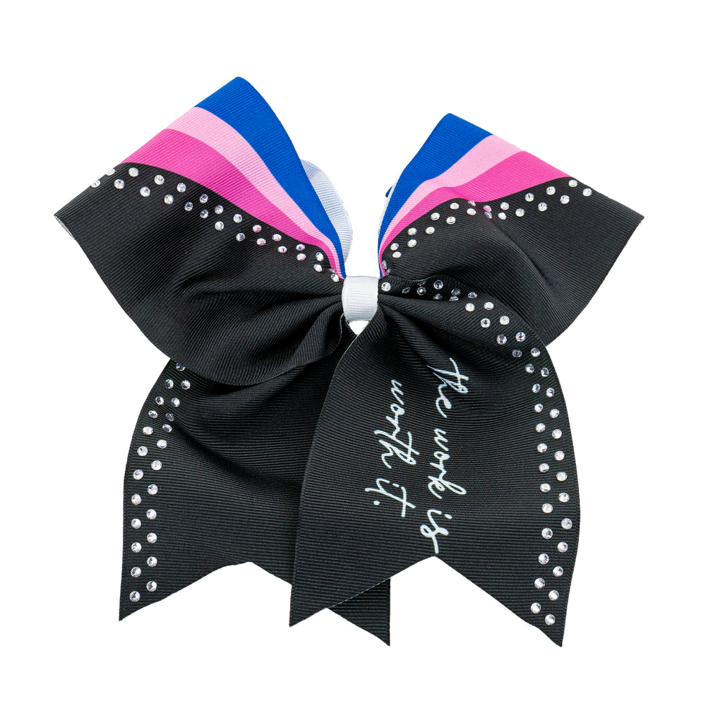 The Work Is Worth It Cheer Bow