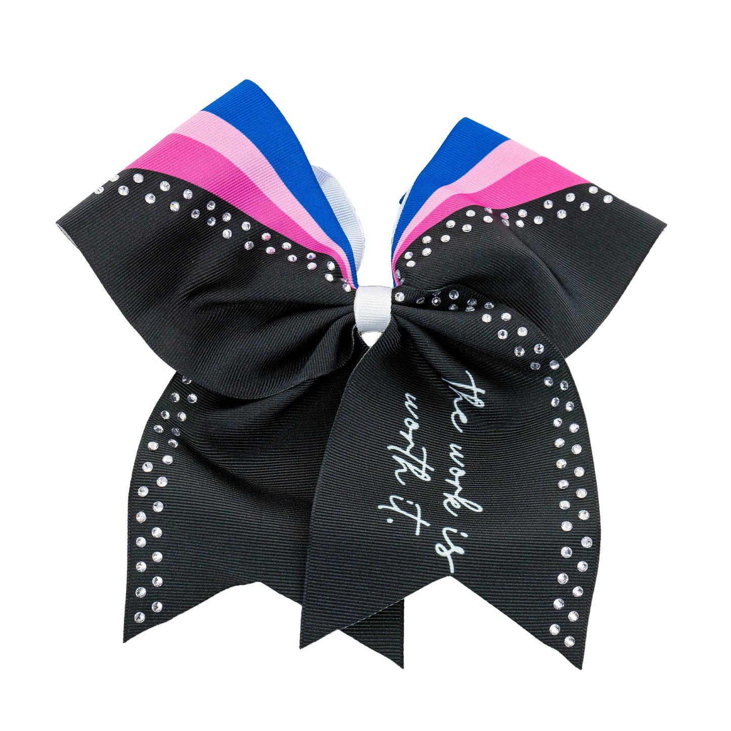 The Work Is Worth It Cheer Bow