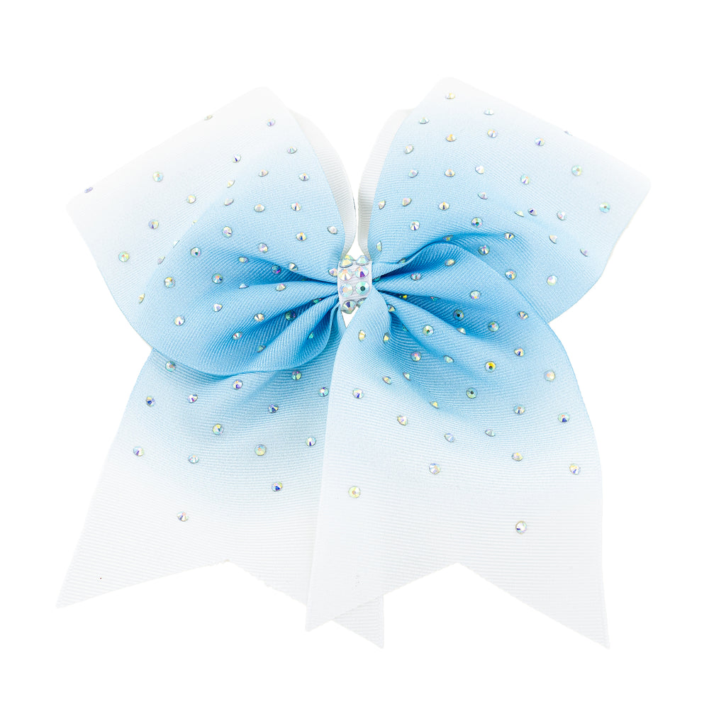 Blue Inner Glow Cheer Bow