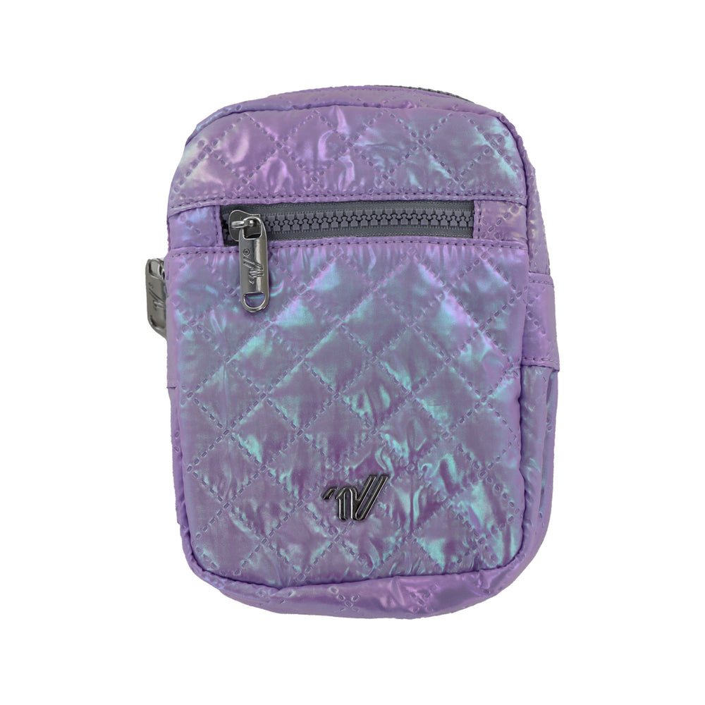 
                      
                        Varsity Holographic Quilt Crossover Bag
                      
                    