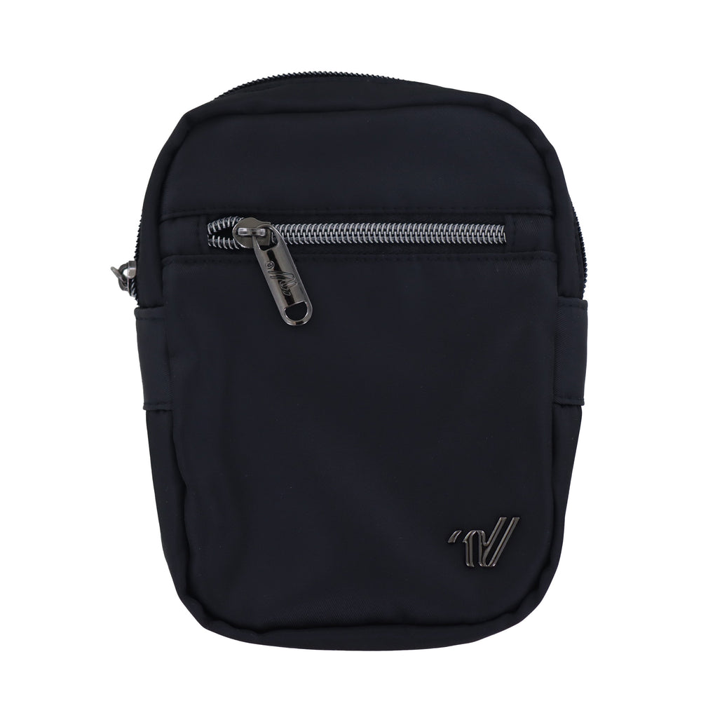 
                      
                        Varsity Nylon Black Crossover Bag
                      
                    