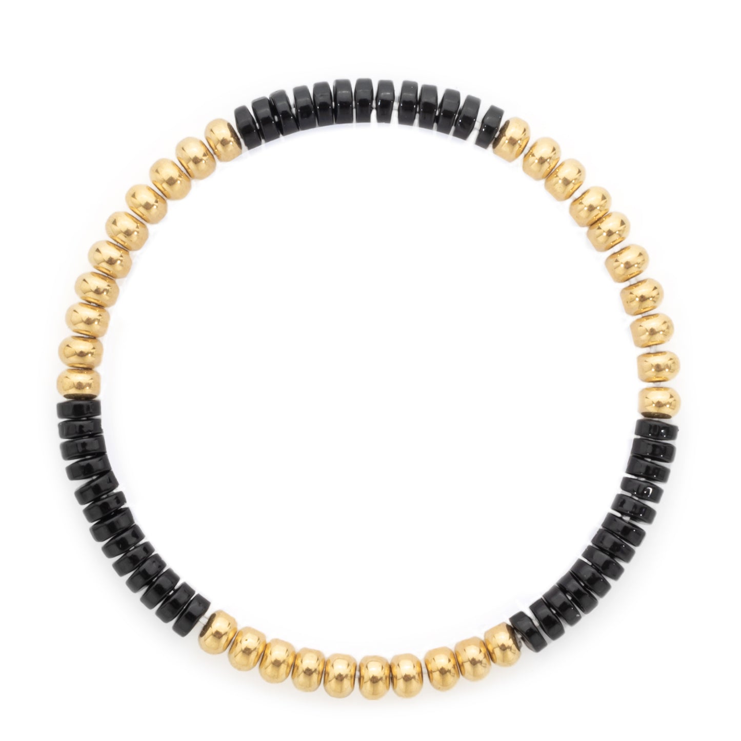 Karina Black and Gold Bracelet