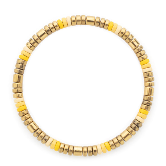 Load image into Gallery viewer, Lancy Yellow/Gold Bracelet
