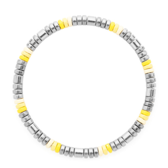 Load image into Gallery viewer, Lancy Yellow/Silver Bracelet
