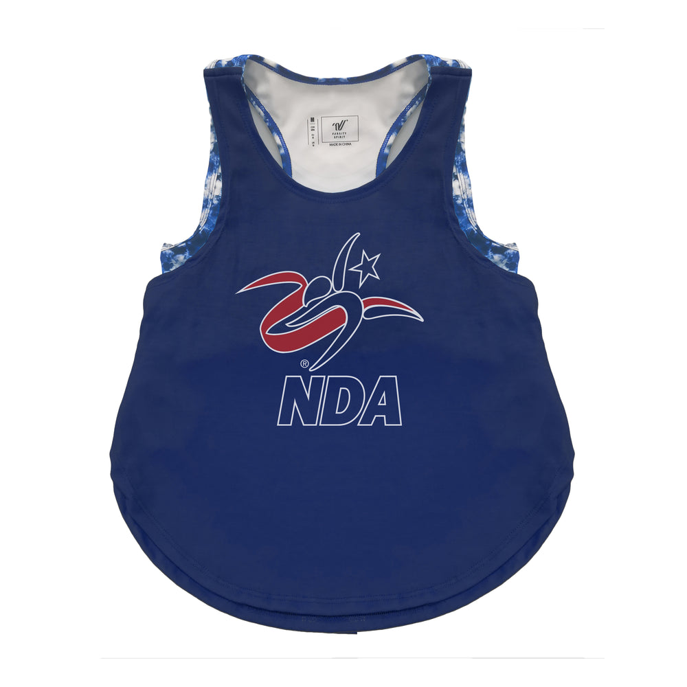 NDA Exclusive Varsity Spirit Tie Dye Sports Bra With Top