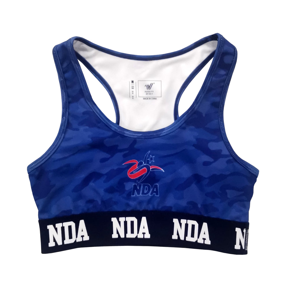 NDA Blue Camo Sports Bra