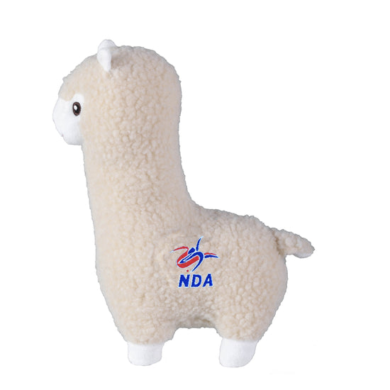 NDA Exclusive Varsity Spirit 10" Team Logo Plush Llama