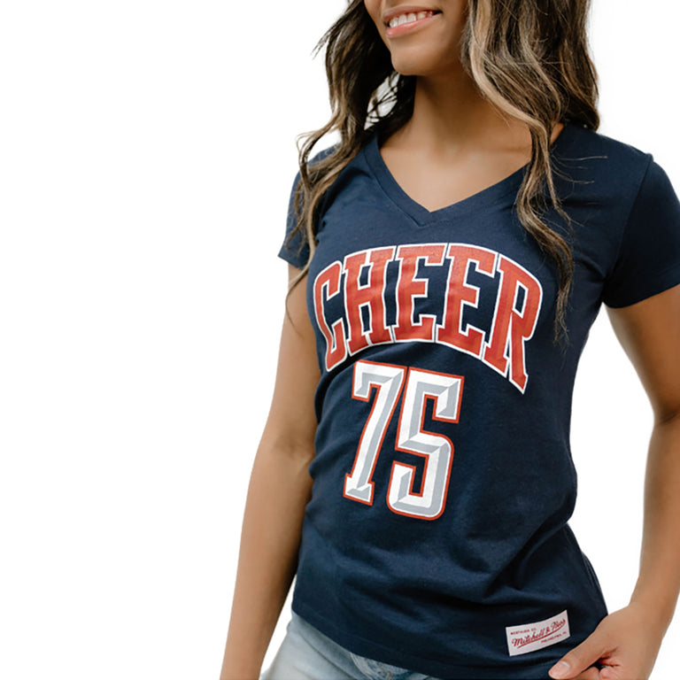 Mitchell & Ness Women's T-Shirt - Navy - M