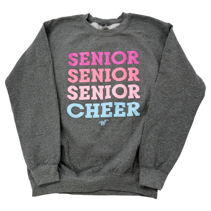 Senior Cheer Grey & Ombre Sweat