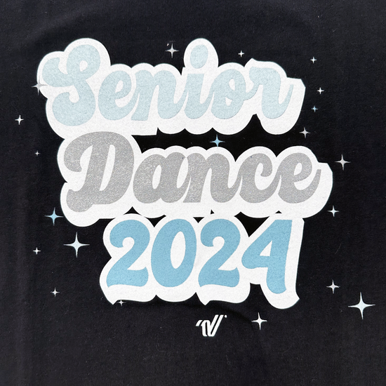 Senior Dance 2024 Sparkle Black Tee
