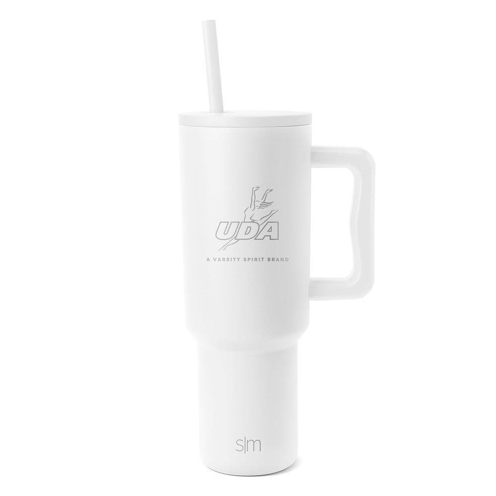 UDA Winter White 40Oz Trek Tumbler