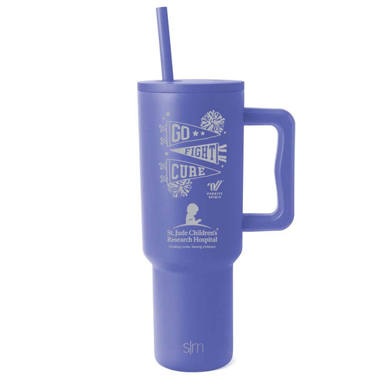 Load image into Gallery viewer, St. Jude Go Fight Cure Trek Tumbler - 40oz
