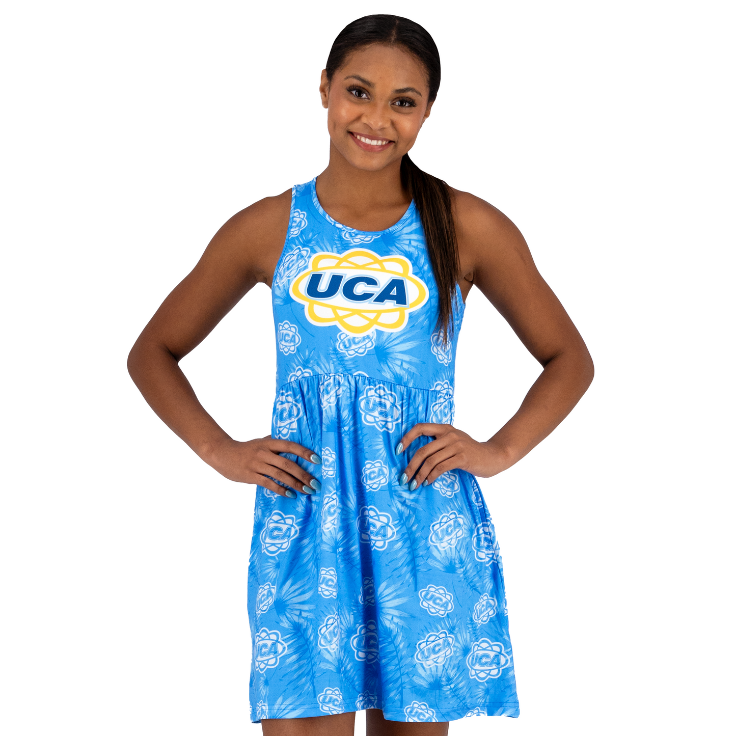 UCA Blue Floral Sundress