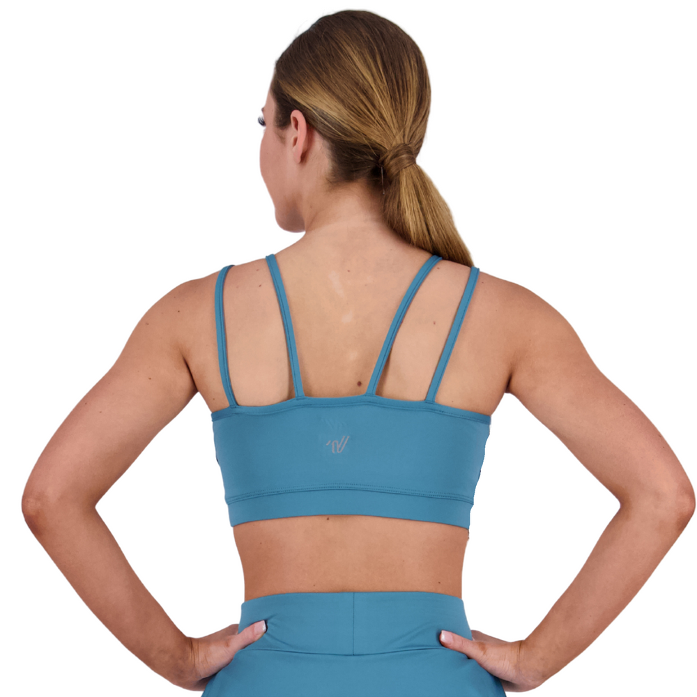 
                      
                        Varsity One Shoulder Bra
                      
                    