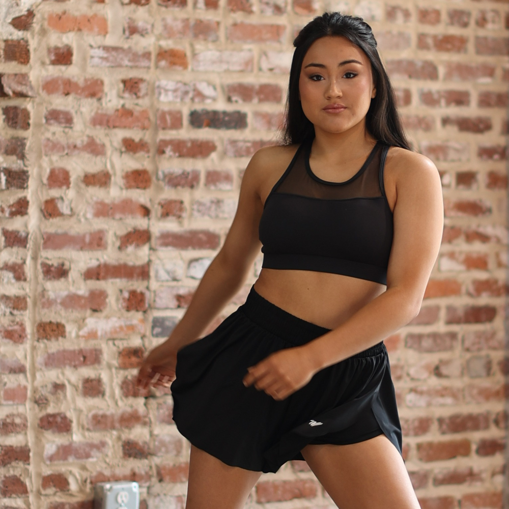 
                      
                        Varsity Power Mesh Sports Bra
                      
                    