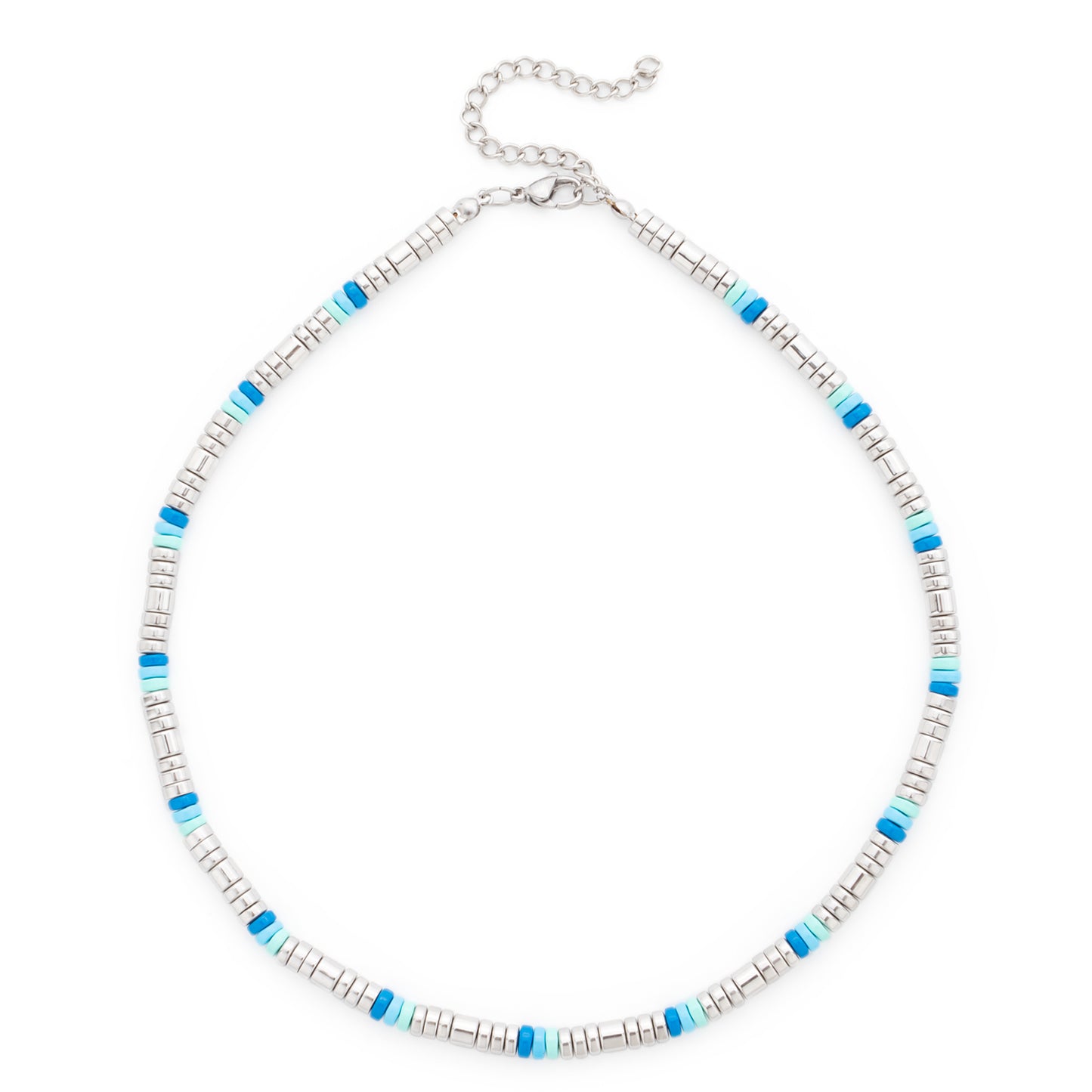 Freya Blue and Silver Necklace
