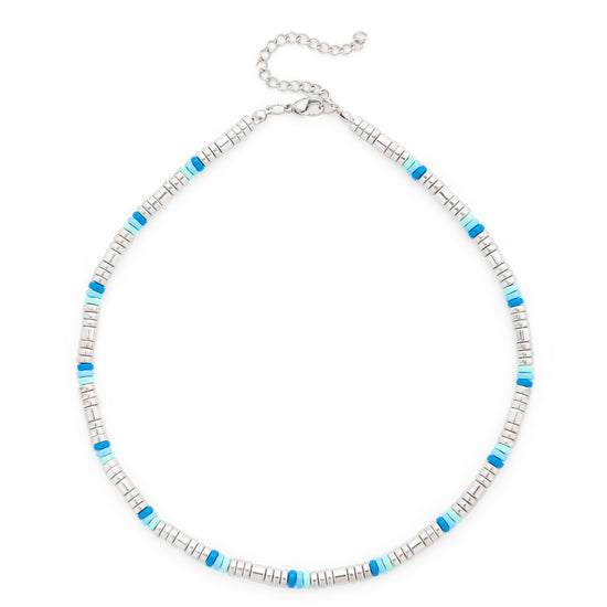 Freya Blue and Silver Necklace