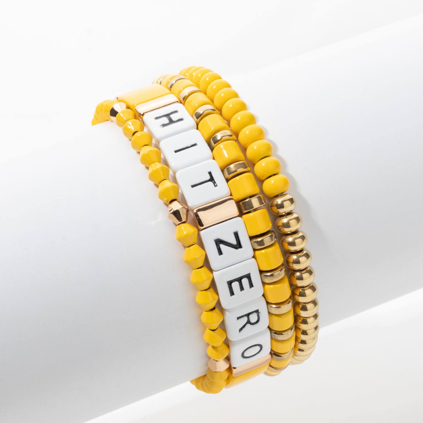 Hit Zero Yellow Bracelet Gold Set