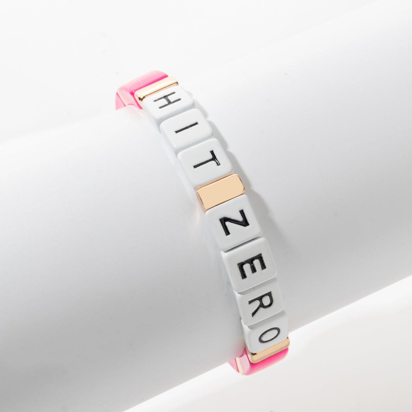 Hit Zero Pink Single Bracelet - Gold