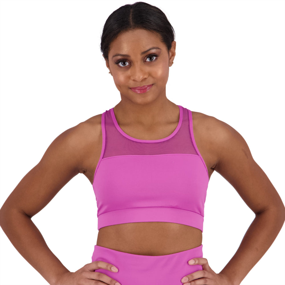 Varsity Power Mesh Sports Bra