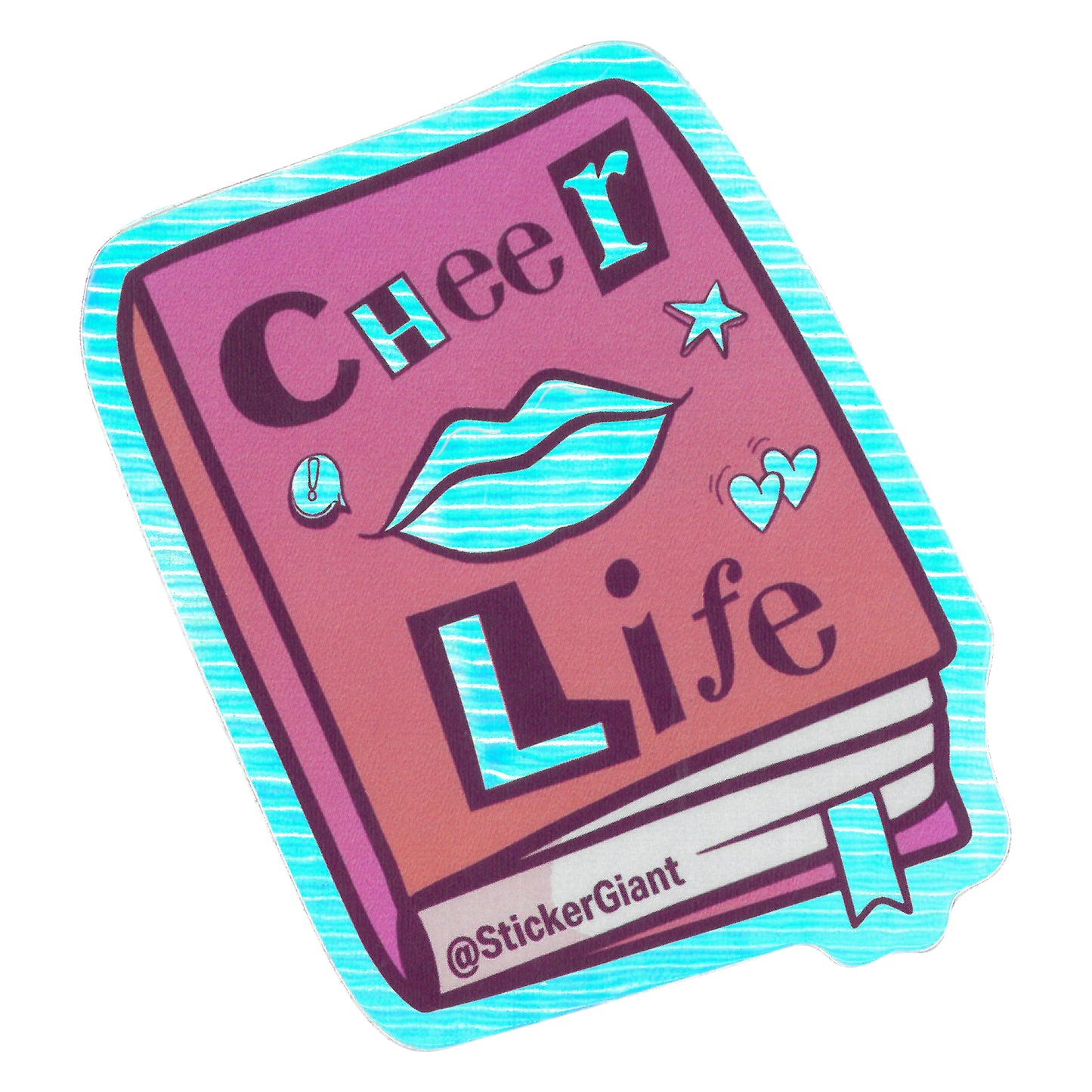 Cheer Life Book Sticker