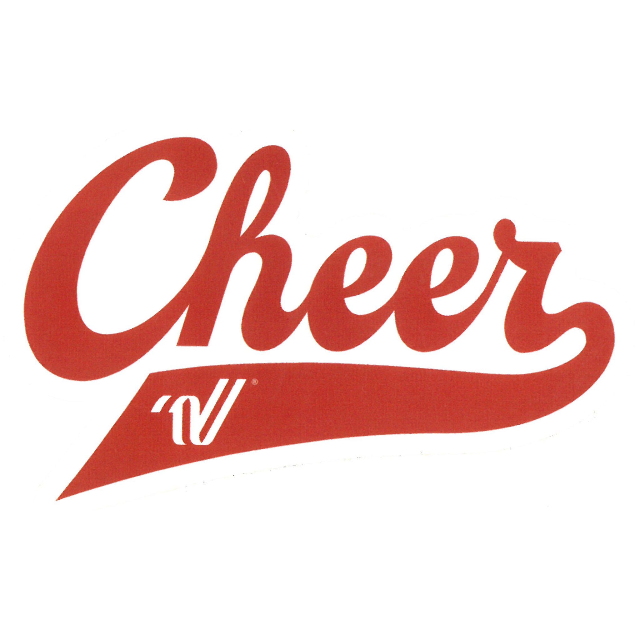 Cheer Script Sticker - Varsity Shop