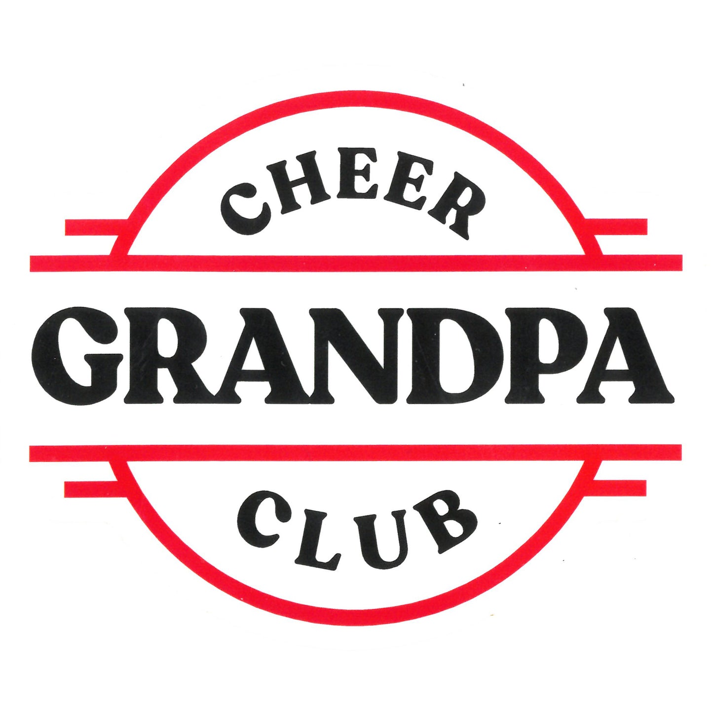 Cheer Grandpa Sticker