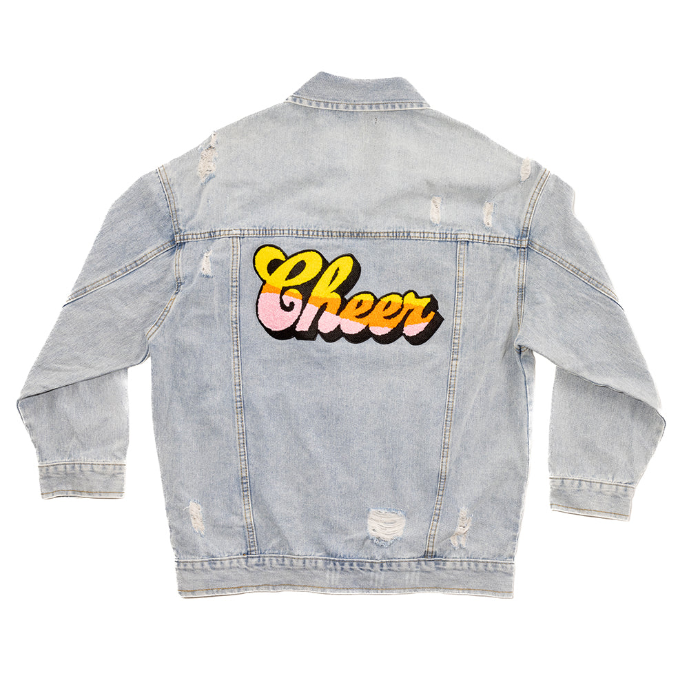 Cheer Patch Denim Jacket