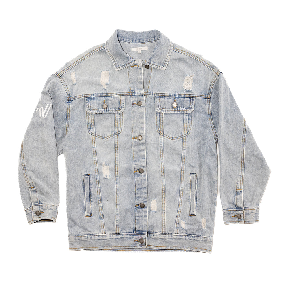 Cheer Patch Denim Jacket