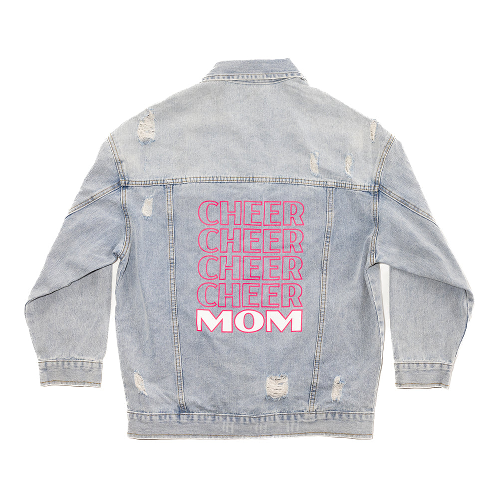 Cheer Mom Denim Jacket