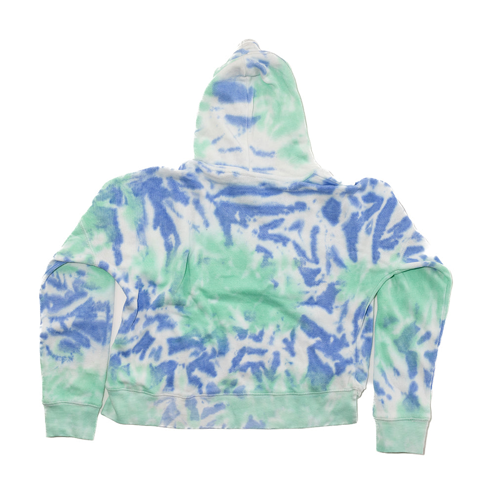 Cheer Tie Dye Crop Hoodie