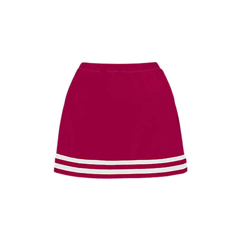 Maroon cheerleader outlet skirt