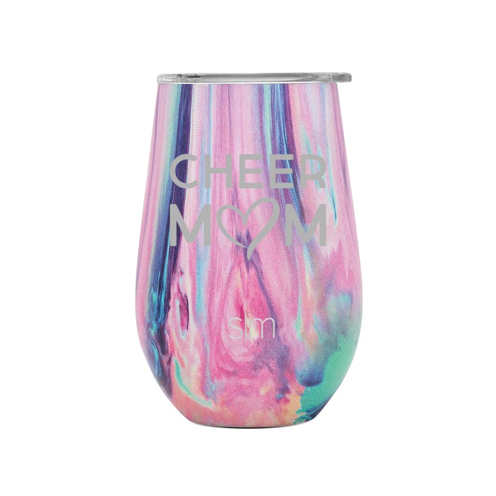 Load image into Gallery viewer, Cheer Mom 12Oz Opal Tide Cup
