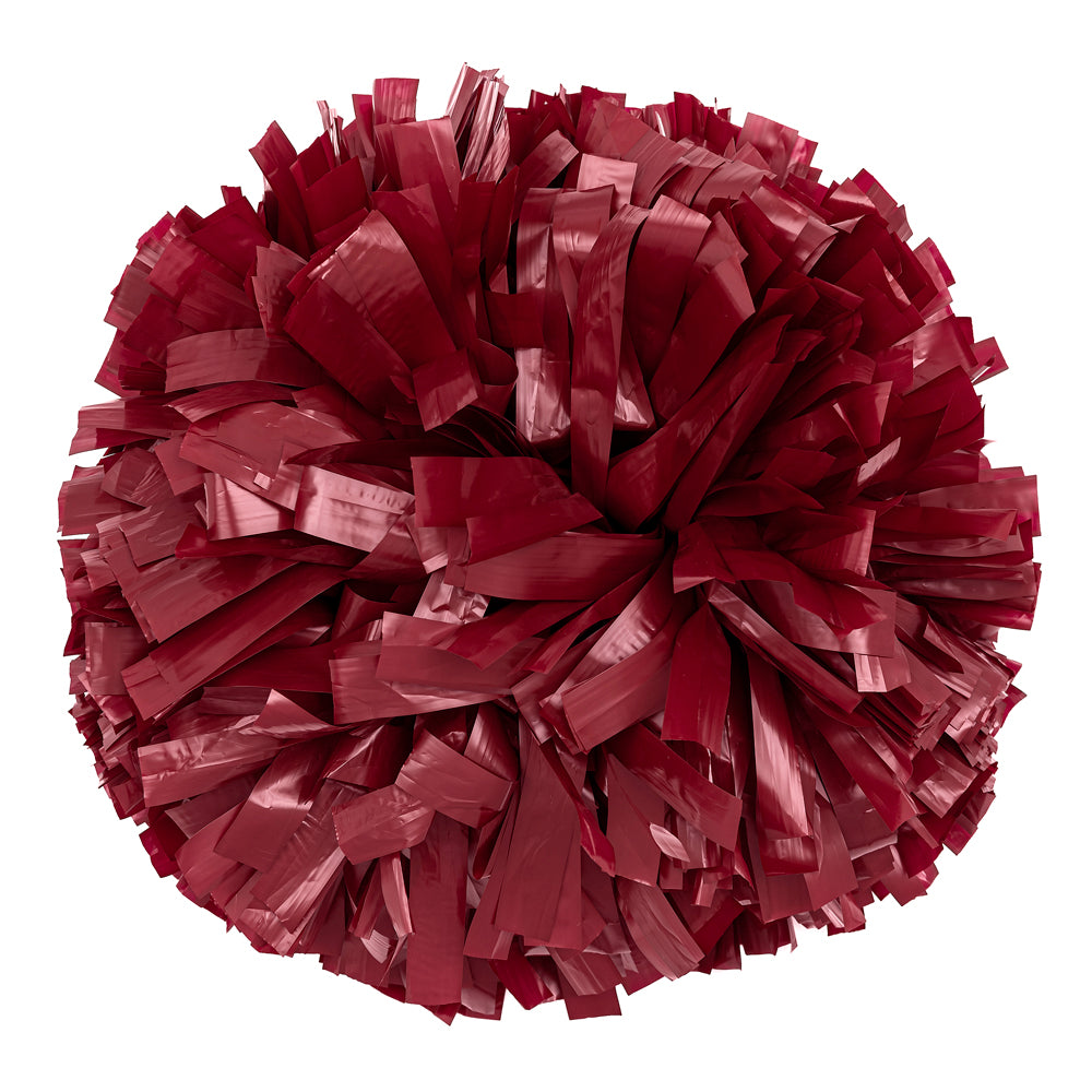 Cardinal Red Solid Vinyl Pom