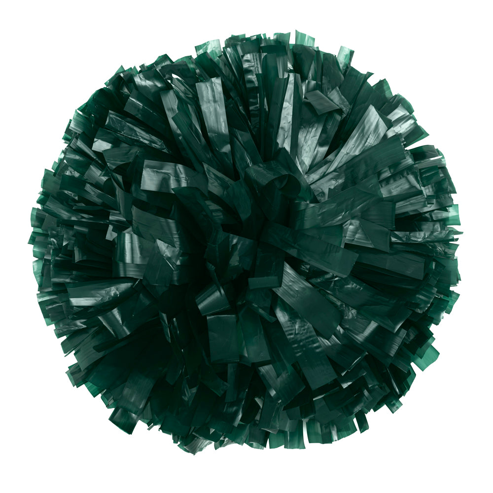 Dark Green Solid Vinyl Pom