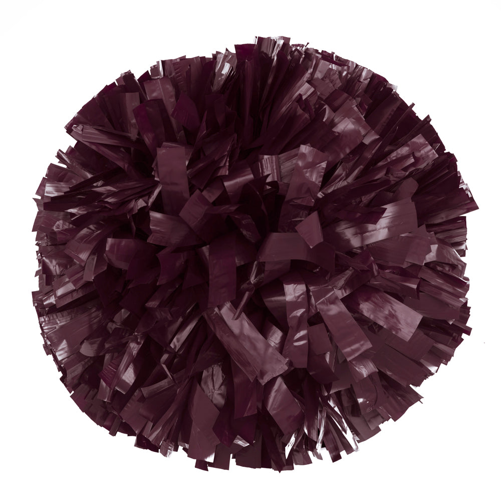 Dark Maroon Solid Vinyl Pom