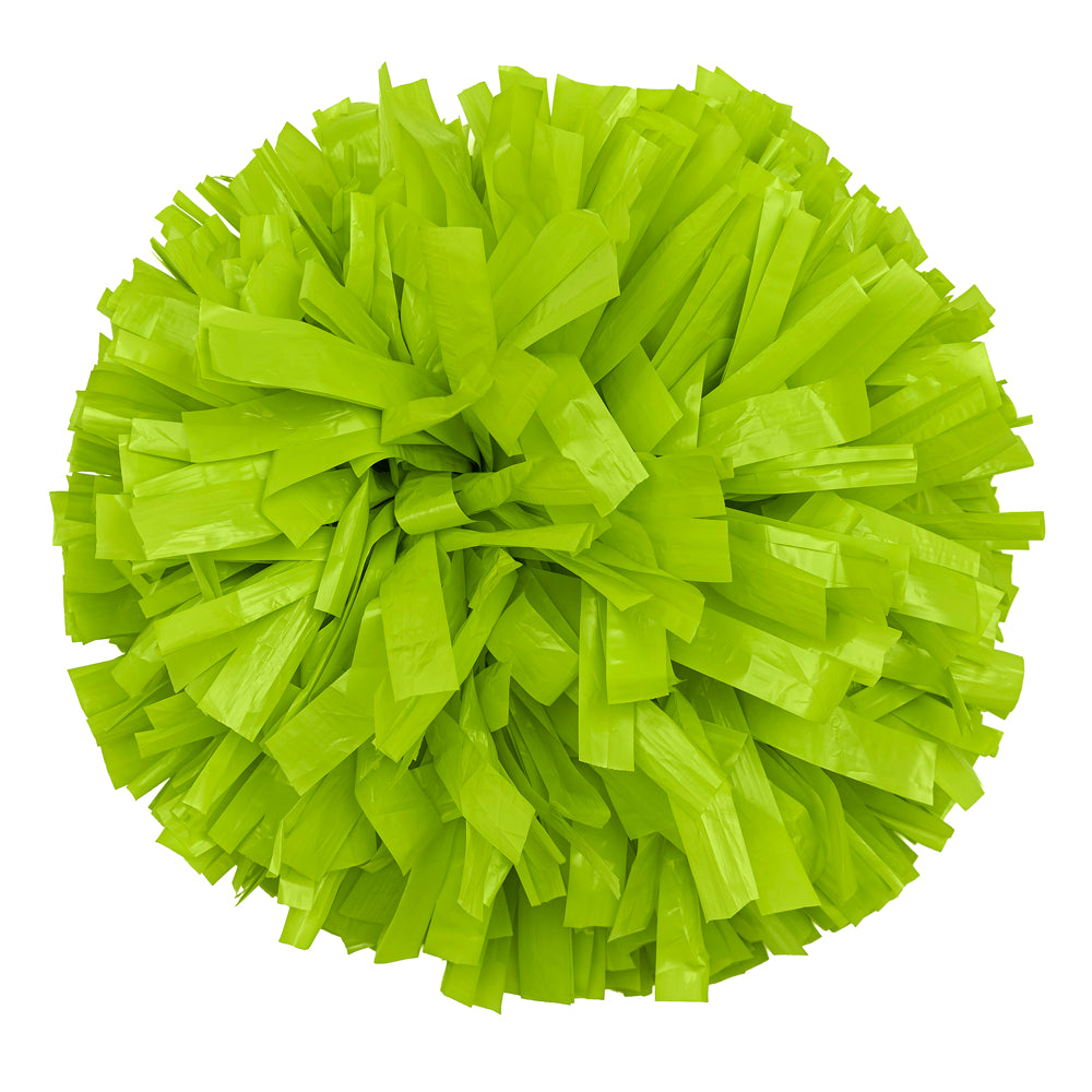 Lime Green Pom Poms on Lime Green Wired Cord, 25 Yards