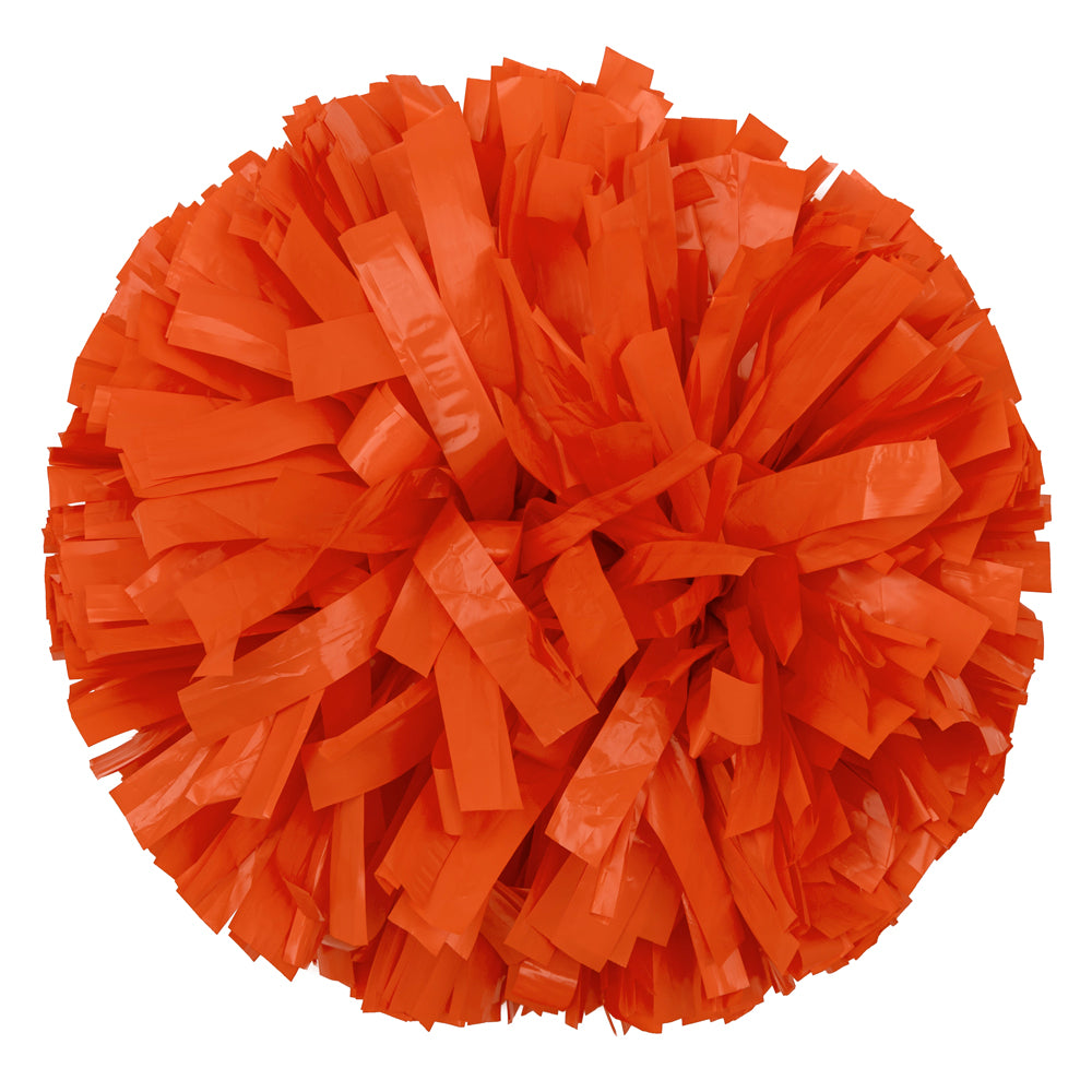 Orange Solid Vinyl Pom