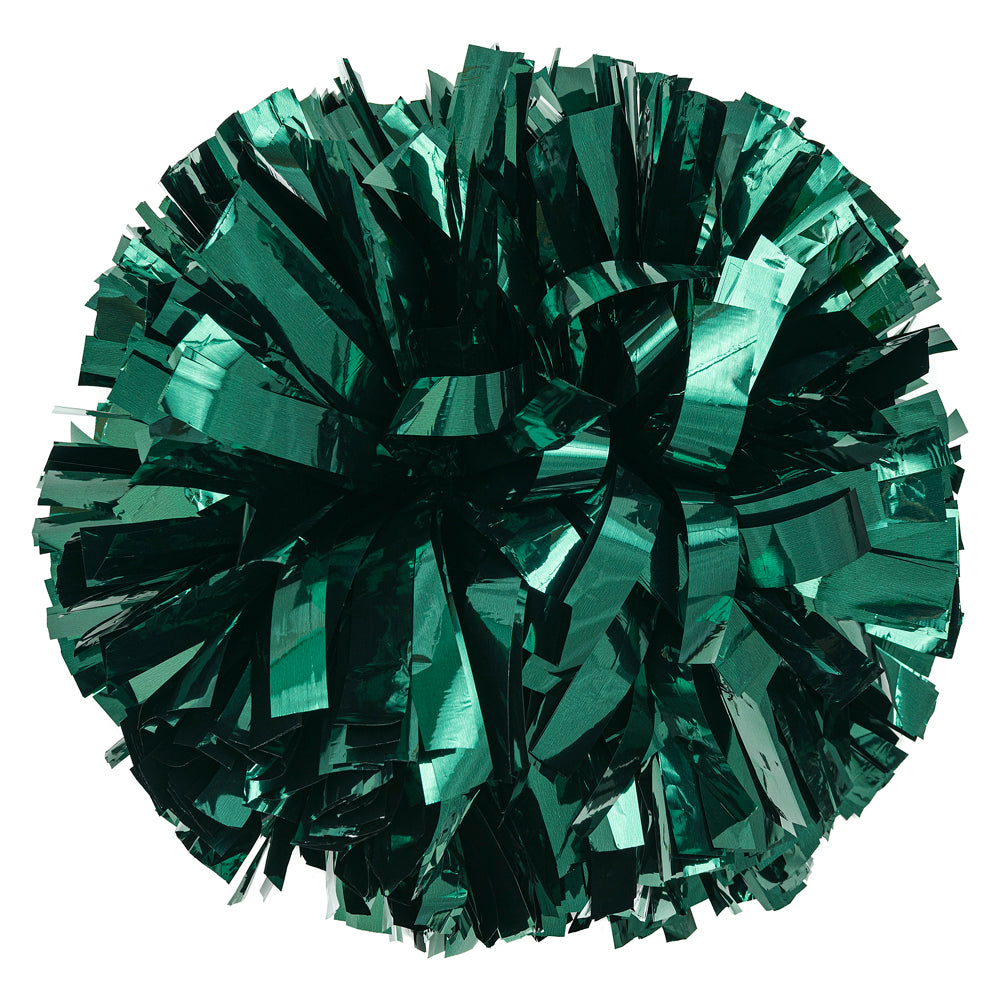 Dark Green Metallic Pom