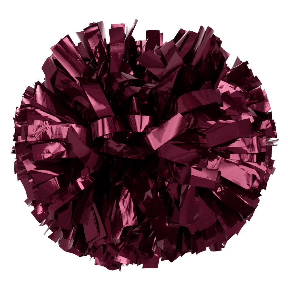 Maroon Metallic Pom