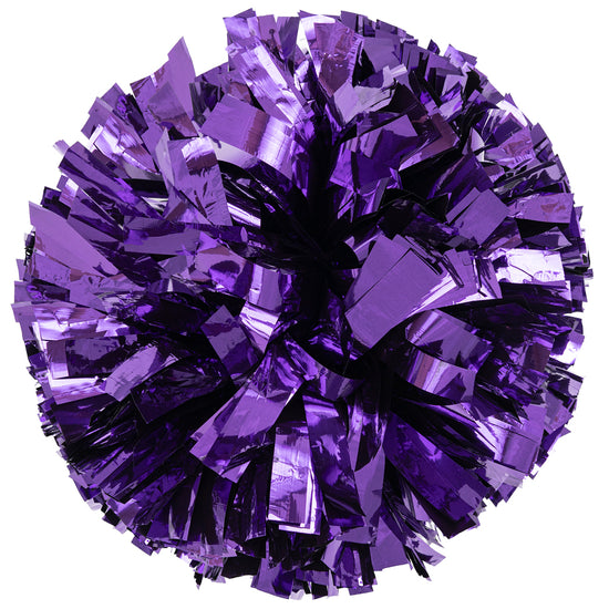 Purple Metallic Pom