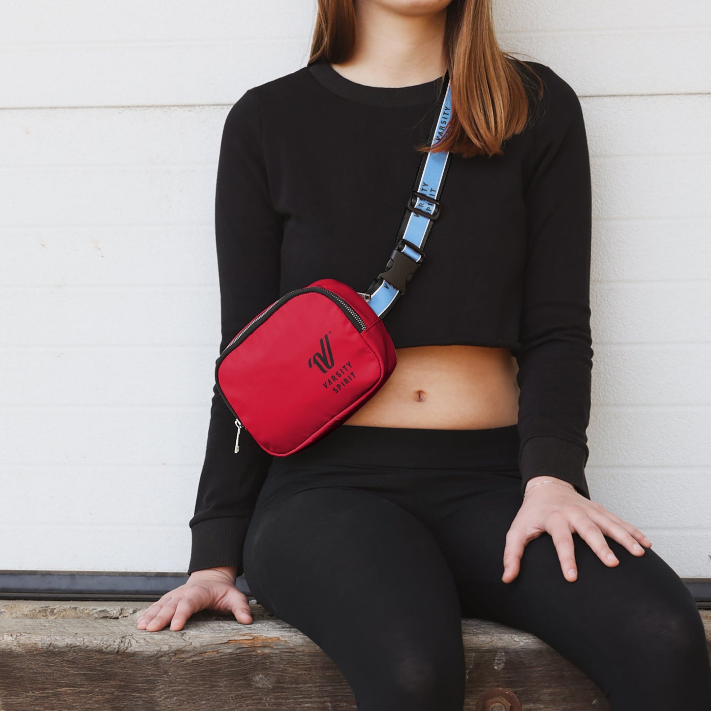 Varsity Crossbody Belt Bag