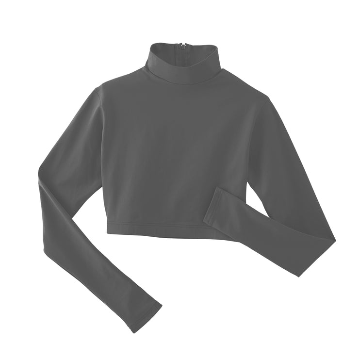 Spirit Stretch Mock Neck Midriff - Youth
