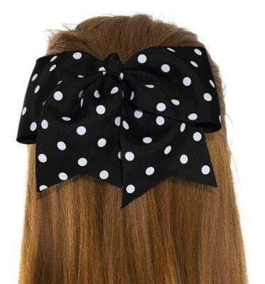 Load image into Gallery viewer, Black Polka Dot Bow
